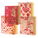 Christmas Santa Claus Elk Bag Paper Party Holiday Xmas Candy Bag Party Gift