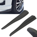 2Pcs Universal Car Carbon Fiber Anti-rub Bumper Corner Scratch Guard Protector