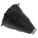 Manual Gear Shift Knob Cover PU Leather Black Stitched For Honda Civic Si 2006-2012