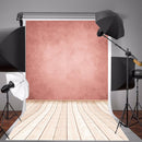 5x7FT Pink Wall Wooden Floor Photo Studio Photography Backdrop Background