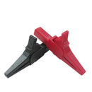 Cleqee P2003 5PCS 5 Color 32A 1000V Crocodile Alligator Folders Safety Test Clips For 4mm Shrouded Banana Plug Copper