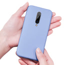 For OnePlus 7T Pro Case Bakeey Smooth Liquid Silicone Rubber Back Cover Protective Case