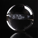 Laser Engraved Solar System Ball 3D Miniature Planets Sphere Glass Globe