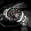 TEVISE T855 Waterproof Full Steel Automatic Mechanical Watch Business Style Men Watch