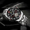 TEVISE T855 Waterproof Full Steel Automatic Mechanical Watch Business Style Men Watch