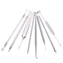 Y.F.M 8Pcs Blackhead Remover Pimple Stainless Steel Acne Needle Tool Kit