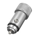 ZUOQI Metal Dual USB 5V 2.4A Quick Car Charger For iPhone 7S/6S/6S Plus/6 Plus/ Ipad