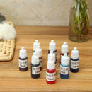 10Pcs Epoxy UV Resin Ultraviolet Curing Dye Colorant Liquid Pigment Mix Colors DIY Crafts