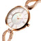 SK K0020 Diamond Dial Case Ladies Wrist Watch Stainless Steel Strap Quartz Watches
