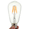 Kingso AC85-265V Non-dimmable Warm White 480LM E27 ST64 6W LED COB Light Bulb for Indoor Home