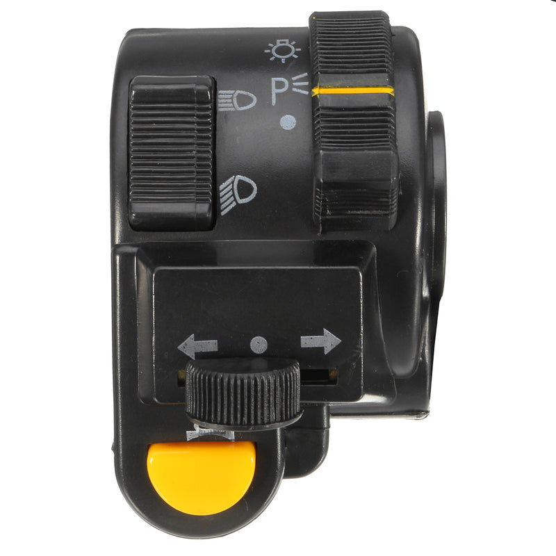 7/8inch 22mm Left Motorcycle Handlebar Horn Turn Signals Headlight Switch Control
