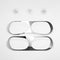 Bakeey Ultra Thin Dust-proof Earphone Storage Case Metal Protective Film Sticker Dust Guard for Apple Airpods 3rd Generation