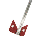 Woodworking Center Scriber 45 Degrees Angle Line Caliber Ruler Wood Measuring Scribe Tool