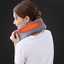 PMA Graphene Heating Pillow U-Shaped Neck Support Electric Heating Pillow Travel Home Office Thermal Neck Pad Winter Spring