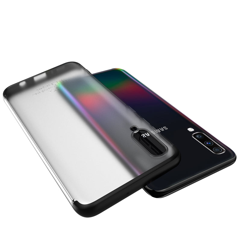 Bakeey 3 in 1 Detachable Matte Translucent Plating Shockproof PC Protective Case for Samsung Galaxy A70 2019