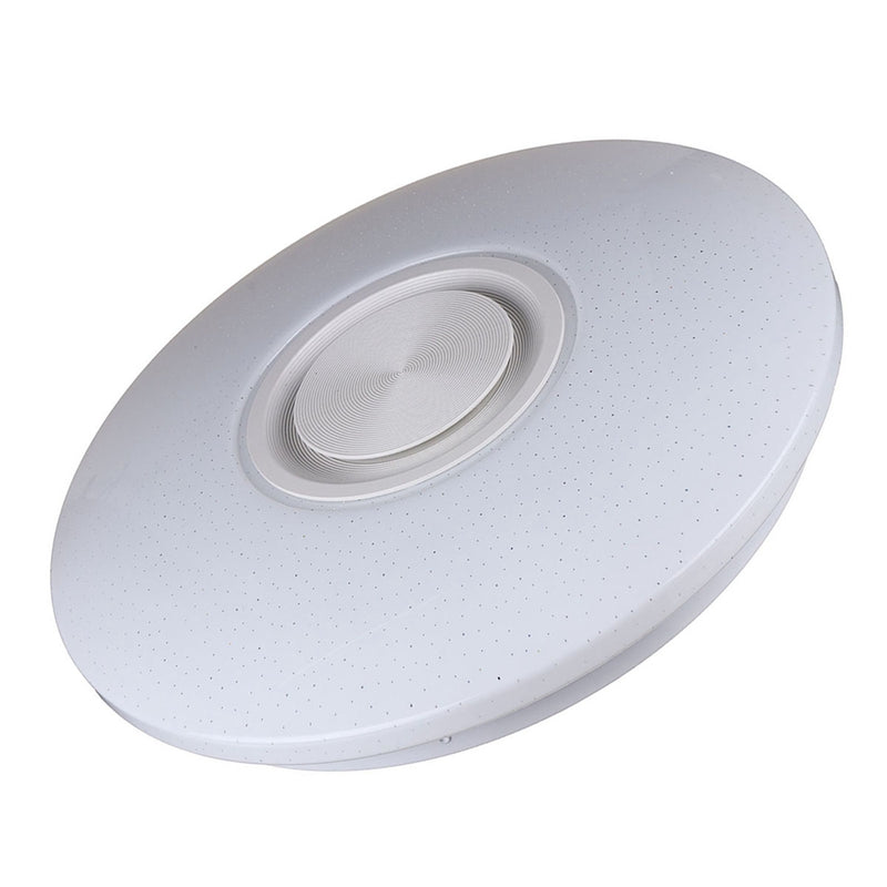 Modern 60W RGB LED Ceiling Light bluetooth Music Speaker Lamp Remote APP Control