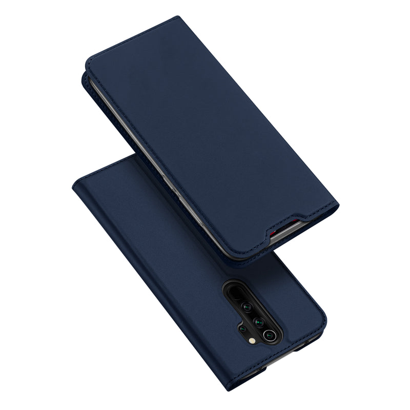 DUX DUCIS Flip Magnetic with Wallet Card Slot PU Leather Protective Case for Xiaomi Redmi Note 8 Pro