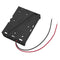 20pcs DC 11.1V 3 Slot 3 Series 18650 Battery Holder Box Case With 2 Leads And Spring