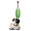 Pet Toys Dog MolarTooth Cleaning Rod Leaking Food Natural Rubber Ball Puppy Chew Toy Food Dispenser Multi-function Dog Toothbrush