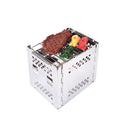 Outdoor Camping Picnic BBQ Grill Folding Stainless Steel Stove Wood Burning Stoves BBQ Cooking Stove