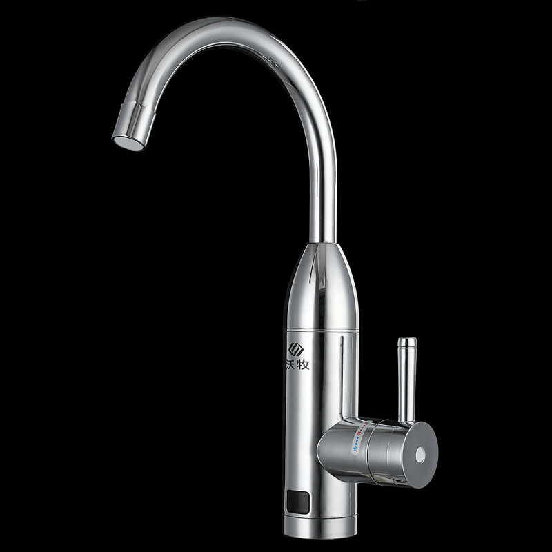 3000W Instant Electric Faucet Hot Water Fast Heater Under Inflow Bathroom Kitchen Heating Tap