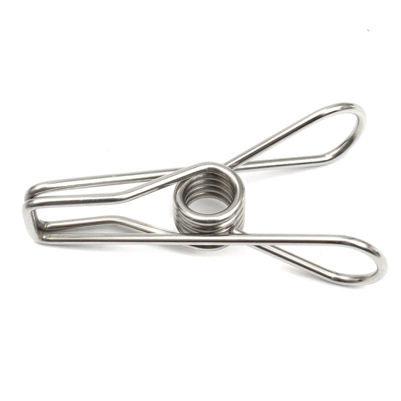 Suleve SSCH01 20Pcs Stainless Steel Clothes Pegs Metal Clips Hanger for Socks Underwear Towel Sheet