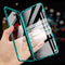 For Xiaomi Redmi Note 8T Case Bakeey 360 Curved Screen Front+Back Double-sided Full Body 9H Tempered Glass Metal Magnetic Adsorption Flip Protective Case