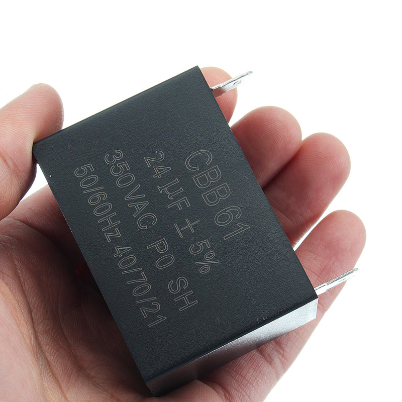 Brushless Gas & Diesel Generator Capacitor AVR CBB61 350V 24uF 50/60Hz E212600