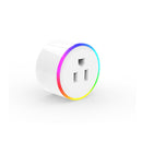XS-SSA06 AC100-240V 10A US Plug WIFI Control Socket Wireless Timer Switch Outlet With RGB LED Light Voice Control Works With Alexa Google