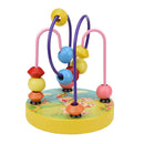 Counting Circles Bead Abacus Wire Maze Roller Coaster Wooden Montessori Toys