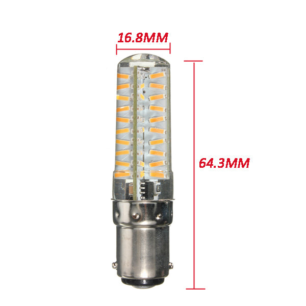 G4/G9/E11/E12/E14/E17/BA15D Dimmable LED Bulb 4W 80 SMD 4014 Corn Light Lamp AC 110V