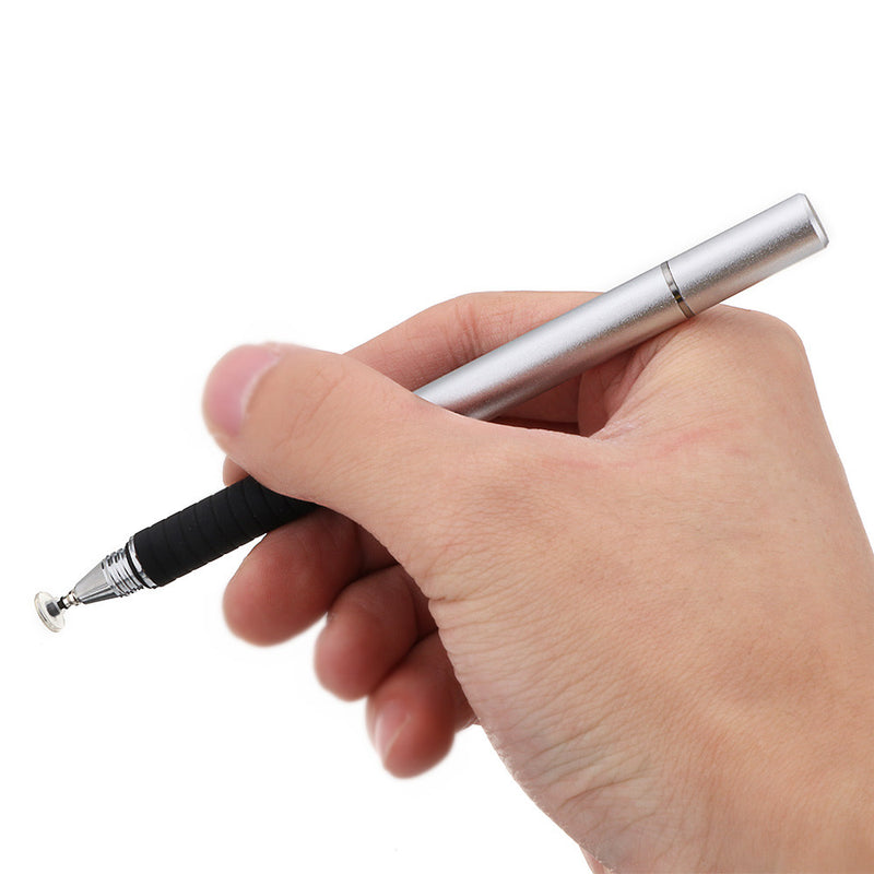 Universal 2 in 1 Metal Capacitive Touch Screen Stylus Sensitive Drawing Pen for Samsung Mobile Phone Tablet