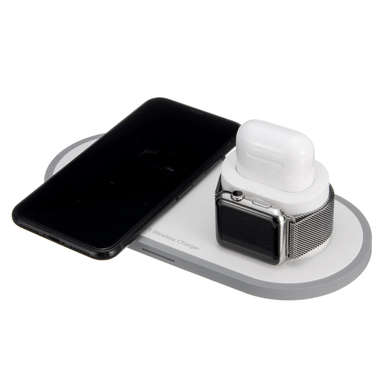 3 In 1 10W QI Wireless Charger Fast Charging Stand For iPhone Xs/Xr/Xs for Samsung Galaxy S9/S9