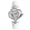 SKMEI 9161 Sweet Love Fashion Style Women Watches Crystal Leather Strap Quartz Watch
