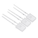 300Pcs 2x5x7mm 2.8-3V Square Blue LED Light Emitting Diode For DIY Projects