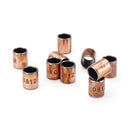 Machifit 10pcs 8x10x12mm Ball Bearing Bushing Copper Alloy Bearing Bushing