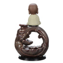 Porcelain Smoke Backflow Ceramic Incense Cone Burner Censer Holder Decorations