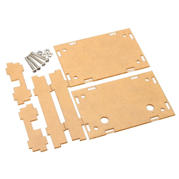 3Pcs Transparent Acrylic Sheet Housing Case For DSP & PLL Digital Stereo FM Radio Receiver Module