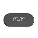 Baseus E09 Wireless bluetooth Speaker HiFi Dual Units Dual Alarm Clock LED Display Light FM Radio TF Card Speaker with Mic
