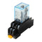 5 PCS 12V DC Coil Power Relay LY2NJ DPDT 8 Pin HH62P JQX-13F With Socket Base Power Relay