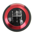 Universal  5 6 Speed Manual Car Gear Shift Knob Shifter Lever Aluminum Handle Ball with 3 Adapter