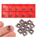 10pcs CCMT060204 VP15TF Carbide Insert for SCLCR Turning Tool Holder