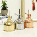 300mL Mini Brass Home Plant Mister Plunger Flower Water Spray Bottle Potted Spraying Watering Can Decorations