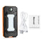 12000mAh Solar Power Bank Battery Fast Charger Dual USB SOS LED Light Compass