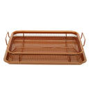 BBQ Picnic Stainless Steel Oven Grill Healthier Cook Bacon Drip Rack Tray With Pan