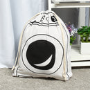 Cotton Sack Drawstring Storage Bag Toy Shoes Laundry Travel Stuff Clothes