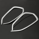 2pcs Chrome Front Fog Light Trim Decoration Cover For Hyundai Tucson 2015 2016
