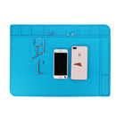 Heat Insulation Silicone Pad Desk Mat Maintenance Platform BGA Soldering Repair Station Pad