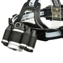 XANES 2508B 2800LM 2XPE+5T6 7LED 5Modes USB Charging Whistle Headlamp 18650 Battery