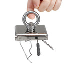 300KG D75 Super Fishing Recovery Block 304 Magnet Eyebolt M10 Ring Metal